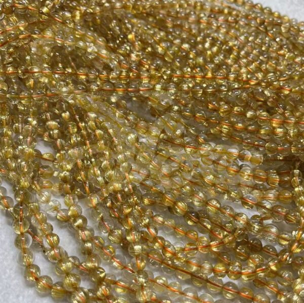 Golden Titanium Crystal Bracelet-Wealth Attraction - 图片 2