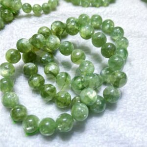 Green Grossular Garnet Bracelet-Healing Energy