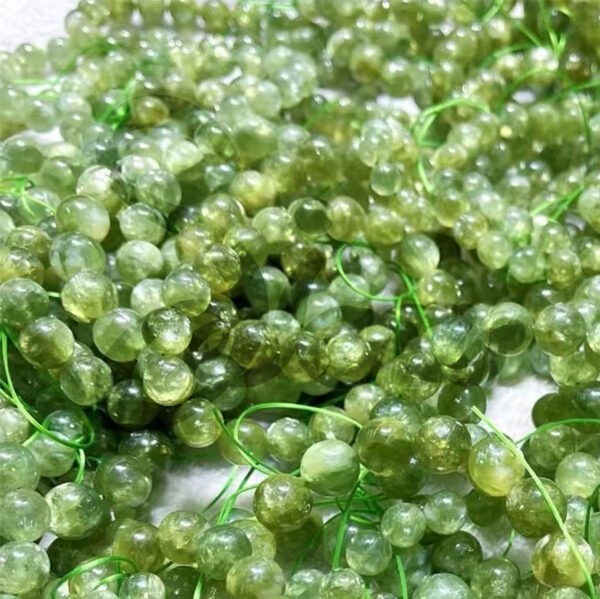 Green Grossular Garnet Bracelet-Healing Energy - 图片 2
