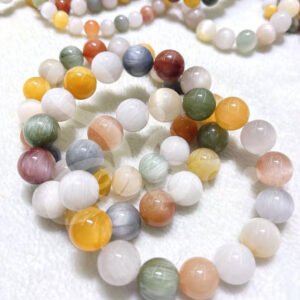 Rainbow Rutilated Quartz Bracelet-Opportunity Attraction&Vibrant Energy