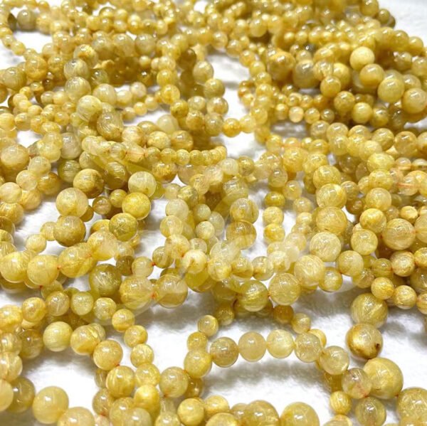 Golden Rutilated Quartz Bracelet - Wealth Magnet&Confidence Boost - 图片 3
