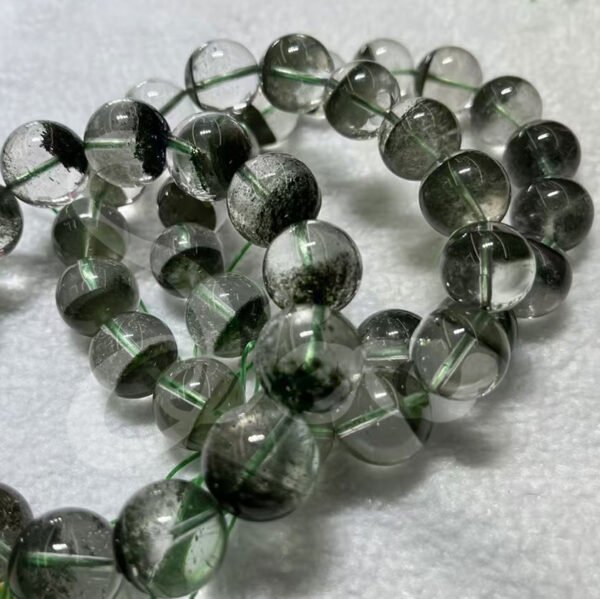 Zambian Green Phantom Bracelet - Treasure Bowl & Wealth Attraction