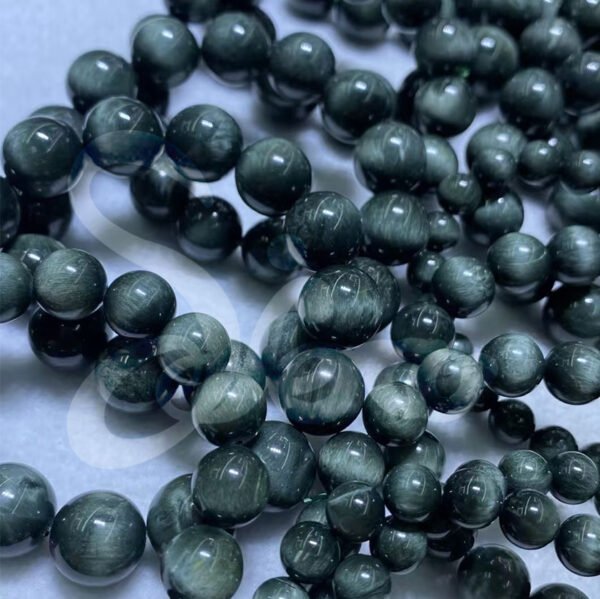 Green Hawk's Eye Bracelet - Boost Wisdom & Strengthen Confidence - 图片 2