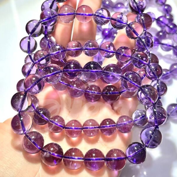 Brazilian Amethyst Bracelet-Amethyst Healing - 图片 2