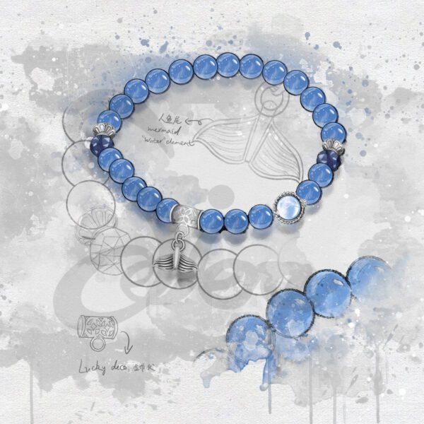 Soothing Aquamarine Bracelet for Clarity & Learning